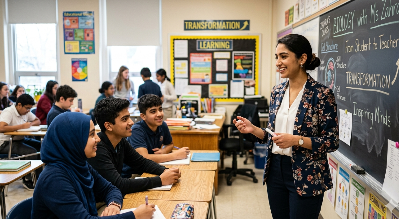 From Student to Teacher: Zahra's Transformation